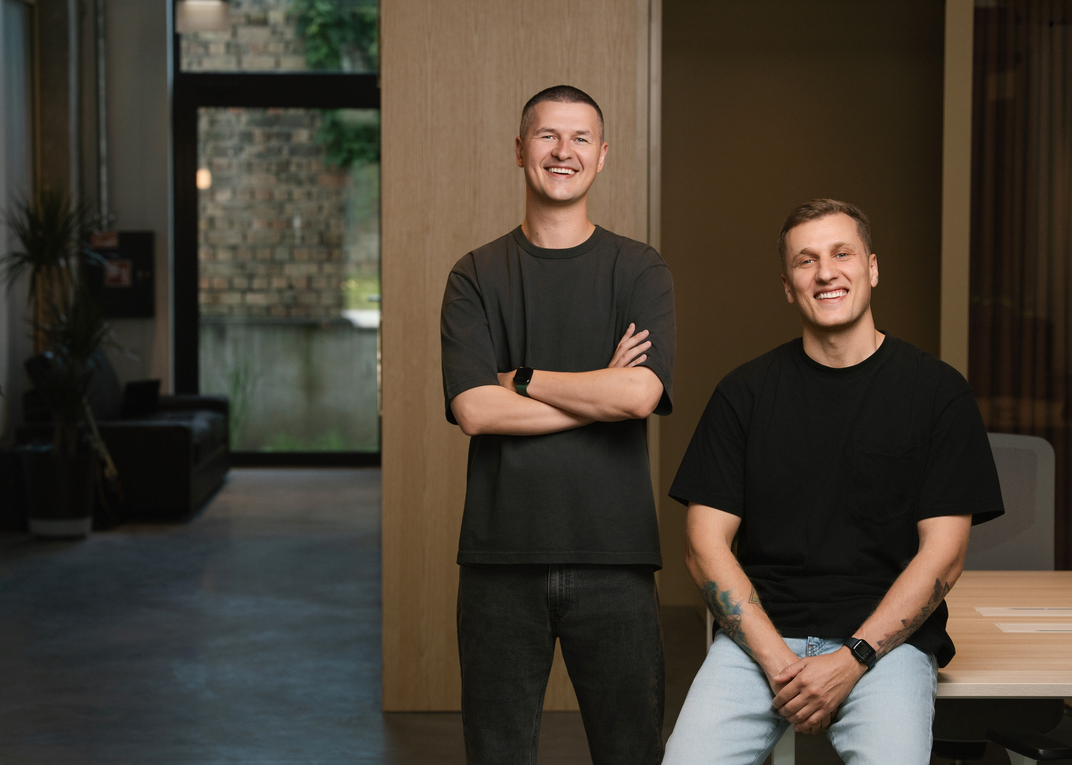 Guideless co-founders Evaldas Bieliūnas and Dovydas Remeika