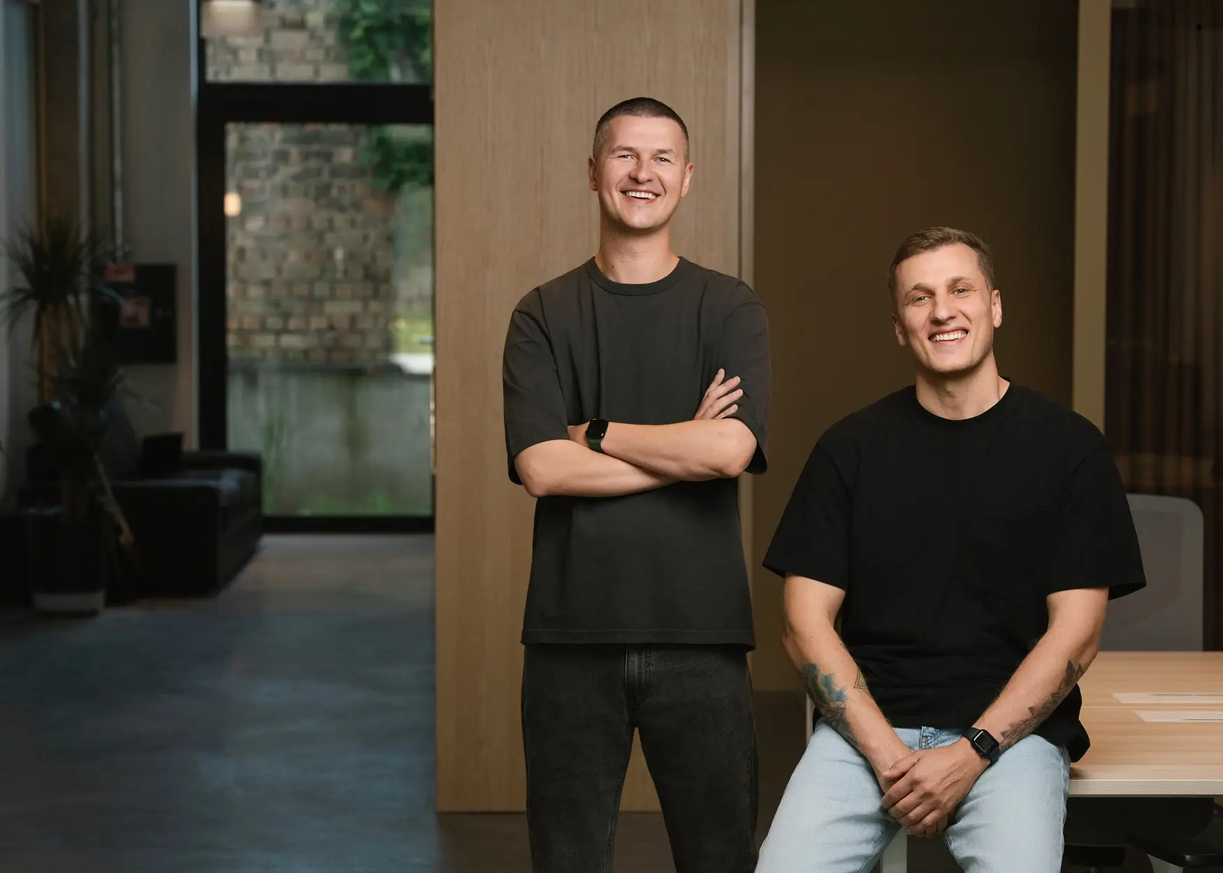 Guideless founders Evaldas Bieliūnas and Dovydas Remeika
